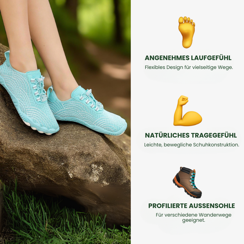 StrideFlow Lite – Unisex Barefoot-Wanderschuhe
