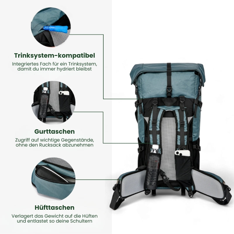 AeroPeak 50 - 50L Ultraleichter Rucksack