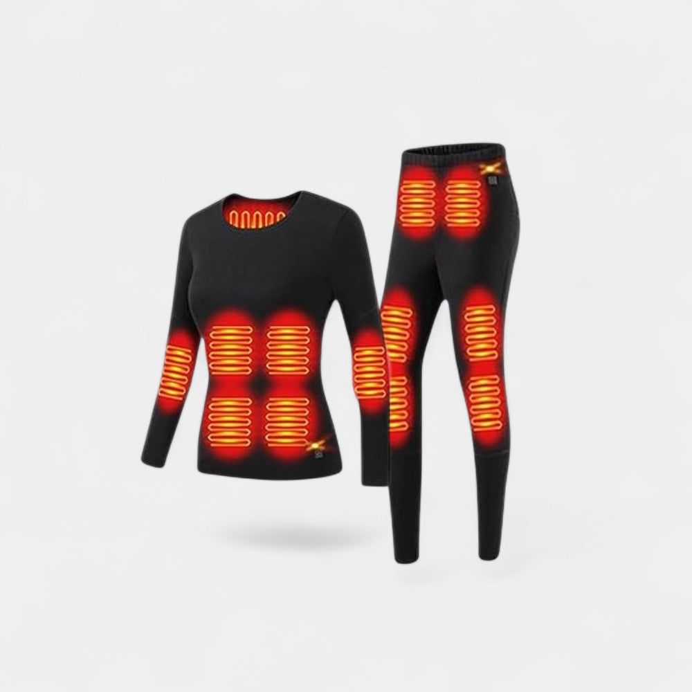 WarmLounge - Damen Beheiztes-Unterwäscheset