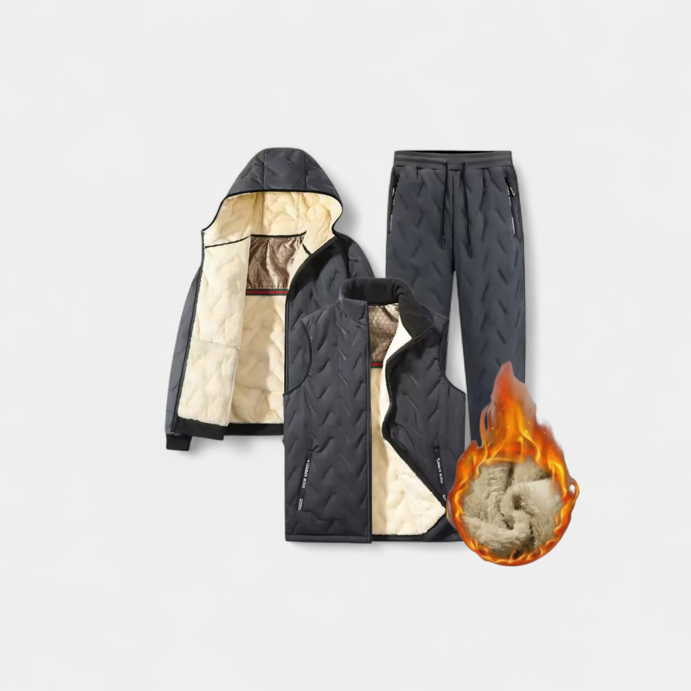 NordicLayer - Herren 3-teiliges Fleecefutter Winterset