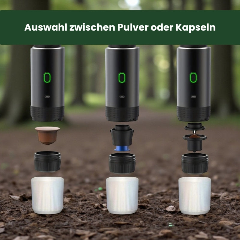 BrewVoyage - Tragbare Espressomaschine