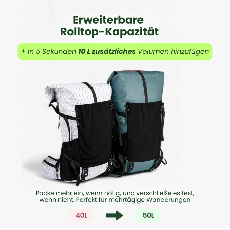 AeroPeak 50 - 50L Ultraleichter Rucksack