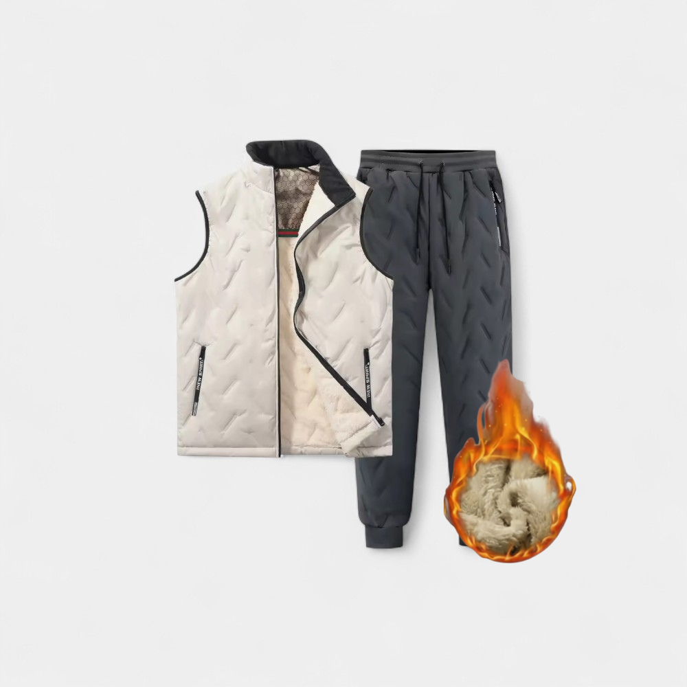 AlpineFleece - Herren Outdoor Fleeceweste + Hose