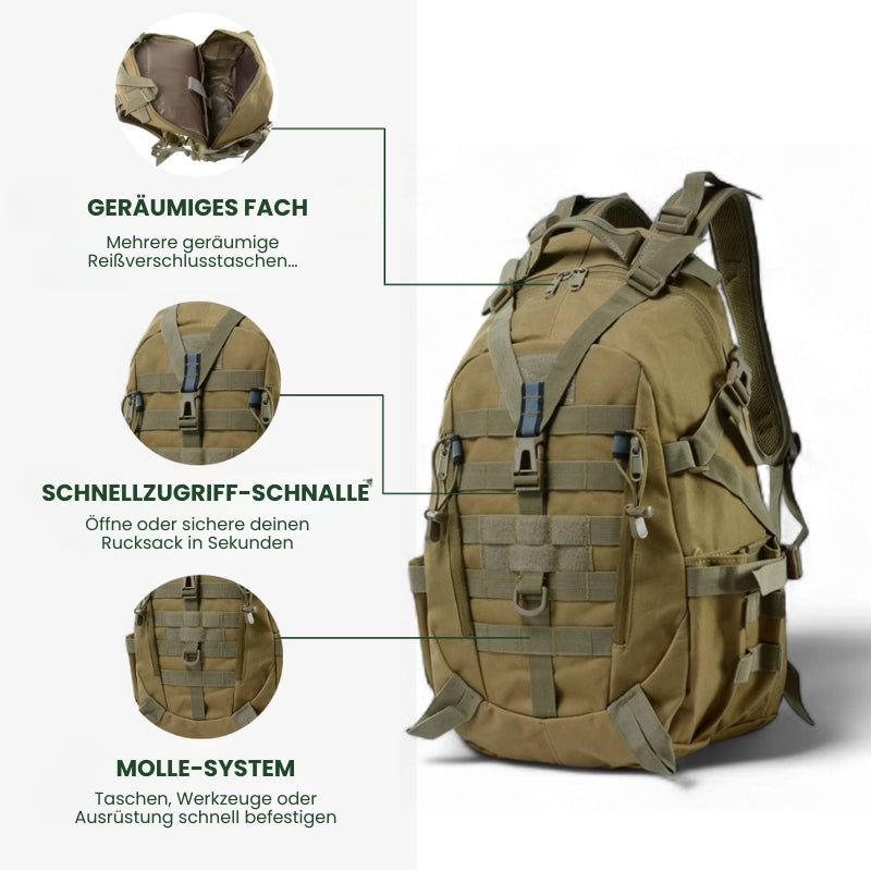 TrailGuard Ardent 40 – 40L Taktischer Rucksack